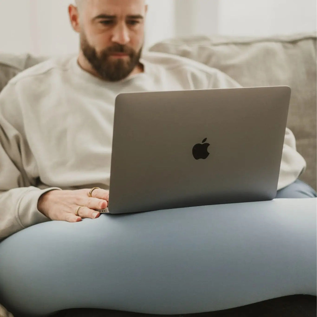 Experience Ultimate Comfort with the Cuddobaby Cooling Pregnancy Pillow – 5-Point Support for Back & Belly, Perfect for Tummy Time & Family Use, with Washable Cover!